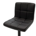 Bar stool Remina folding black pu-black metal 45x53x112cm - Слика 5