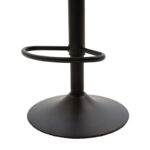 Bar stool Remina folding black pu-black metal 45x53x112cm - Слика 6