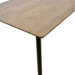 Dining table Cuba-Caron A set of 5 MDF and pp in black-natural shade 120x70x76cm - Слика 5