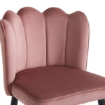Bar stool Velvi velvet in rotten apple color 46x45x105.5cm - Image 6