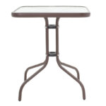 Watson table metal coffee-glass 60x60x70cm - Слика 2