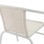 Obbi metal-pe chair in white color 54x56x73cm - Image 5