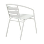 Chair Tade metal in white color 54x62x74cm - Image 2