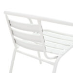 Chair Tade metal in white color 54x62x74cm - Image 6