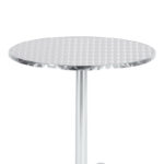 Table Lazo chrome aluminium D70x70cm - Image 2