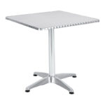 Table Lazo chrome aluminium 60x60x70cm - Слика 2