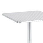 Table Lazo chrome aluminium 60x60x70cm - Слика 3