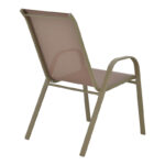 Armchair Calan metal champagne 54x74x91cm - Слика 2