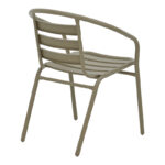 Chair Tade metal in champagne color 54x62x74cm - Image 2
