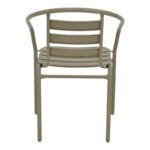 Chair Tade metal in champagne color 54x62x74cm - Image 5
