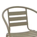 Chair Tade metal in champagne color 54x62x74cm - Image 6