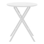 Table Albero white color metal D60x70cm - Image 3