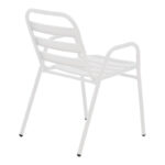 Watson-Sussie dining table white metal-glass Φ60x70cm - Слика 3