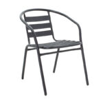 Vergo-Tade dining table black metal Φ60x70cm - Image 2