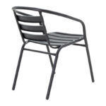 Vergo-Tade dining table black metal Φ60x70cm - Image 3