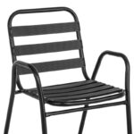 Vergo-Sussie dining table black metal Φ60x70cm - Слика 3