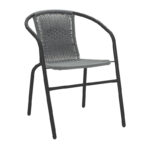 Vergo-Obbi dining table black metal Φ60x70cm - Слика 2