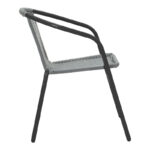 Vergo-Obbi dining table black metal Φ60x70cm - Слика 4
