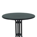 Vergo-Obbi dining table black metal Φ60x70cm - Слика 6