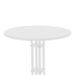 Vergo-Tade dining table white metal Φ60x70cm - Слика 6