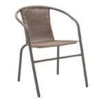 Vergo-Obbi dining table brown metal Φ60x70cm - Слика 2