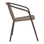 Vergo-Obbi dining table brown metal Φ60x70cm - Слика 4