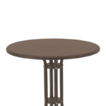 Vergo-Obbi dining table brown metal Φ60x70cm - Слика 6
