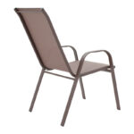 Vergo-Calan dining table brown metal Φ60x70cm - Image 3