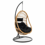 Lacie swing hanging pe natural-metal pillow black