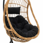 Lacie swing hanging pe natural-metal pillow black - Image 4