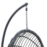 Swing Lacie hanging pe metal anthracite-cushion gray - Слика 5