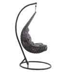 Soleil swing hanging metal-pp-pillow gray 103x83x200cm - Слика 3