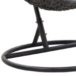 Soleil swing hanging metal-pp-pillow gray 103x83x200cm - Слика 6