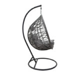 Hudson swing hanging metal-pp- pillow in gray color 109x119x195cm - Image 2