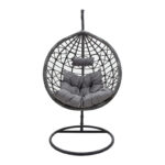 Hudson swing hanging metal-pp- pillow in gray color 109x119x195cm - Image 3