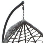 Hudson swing hanging metal-pp- pillow in gray color 109x119x195cm - Image 5