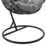 Hudson swing hanging metal-pp- pillow in gray color 109x119x195cm - Image 6