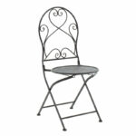 Dining set 3pcs Walen black metal - Image 2