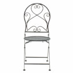 Dining set 3pcs Walen black metal - Image 5