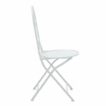 Dining set 3pcs Walen white metal - Слика 4