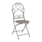 Walen dining table set of 3 metal in bronze shade - Image 2