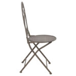 Walen dining table set of 3 metal in bronze shade - Image 4