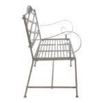 Benko metal bench in bronze shade 114x45x95cm - Слика 3