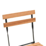 Dining table Pometia set of 3 pieces wood-metal - Слика 6
