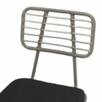 Naoki chair metal black-pe gray. - Image 5