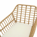 Naoki metal chair black-pe natural - Image 5