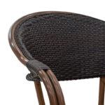 Armchair Paula metal-pe rattan brown - Image 5