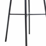 Gaus table metal black-pe gray-glass D70x74cm - Слика 4