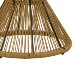 Table Mabil rattan natural-glass D50x55cm - Слика 4