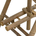 Nando folding bamboo table natural 114x100x75cm - Image 3